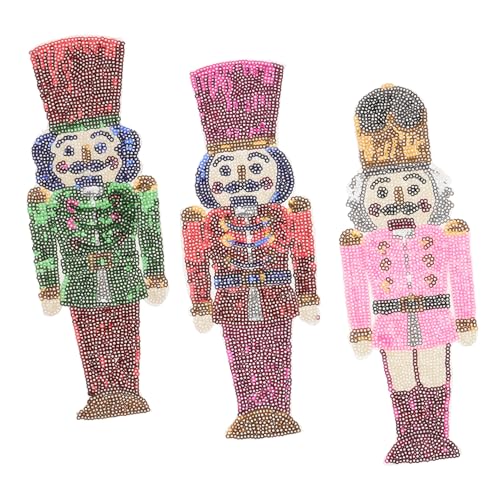 EXAOMBLE 3 Stück Teiliges mit Stoffaufnähern Glitzernde Selbstklebende Patches für Kleidung Hüte und Taschen zum Reparieren und Dekorieren von Kleidung EXAOMBLE 3 Stück Teiliges mit Stoffaufnähern Glitzernde Selbstklebende Patches für Kleidung Hüte und Taschen zum Reparieren und Dekorieren von Kleidung von EXAOMBLE