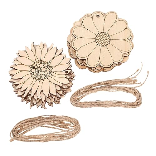 EXAOMBLE 30Stücke Holzblumen Bastelset DIY Holzscheiben für Handarbeiten Unvollendete Holzblumen für Basteln Familienprojekte und EXAOMBLE 30Stücke Holzblumen Bastelset DIY Holzscheiben für Handarbeiten Unvollendete Holzblumen für Basteln Familienprojekte und von EXAOMBLE