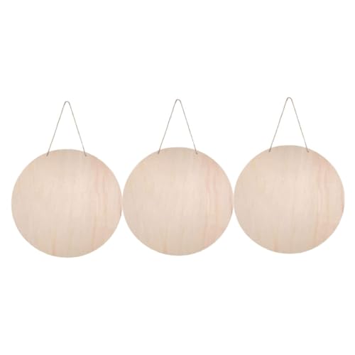 EXAOMBLE 3Sätze Natürliche Holzscheiben Unvollendete Holzplatten für DIY Handwerk Runde Ornamente zum Basteln zum Aufhängen und Dekorieren und Sicher EXAOMBLE 3Sätze Natürliche Holzscheiben Unvollendete Holzplatten für DIY Handwerk Runde Ornamente zum Basteln zum Aufhängen und Dekorieren und Sicher von EXAOMBLE
