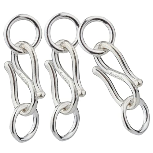EXAOMBLE 3Stücke Armbandverschluss DIY Schmuckverschluss mit Doppelten Ringen für Armbänder und Fußkettchen Stilvolles Zubehör für Kreative Designs EXAOMBLE 3Stücke Armbandverschluss DIY Schmuckverschluss mit Doppelten Ringen für Armbänder und Fußkettchen Stilvolles Zubehör für Kreative Designs von EXAOMBLE