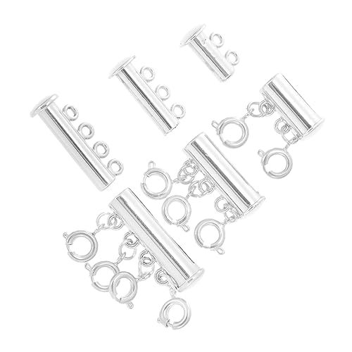 EXAOMBLE 3Stücke Magnetverschlüsse für Schmuck Silberne Verbindungselemente für Halsketten und Armbänder DIY Schmuckzubehör Einfach zu Handhaben Hochgradig Praktisch und Sicher EXAOMBLE 3Stücke Magnetverschlüsse für Schmuck Silberne Verbindungselemente für Halsketten und Armbänder DIY Schmuckzubehör Einfach zu Handhaben Hochgradig Praktisch und Sicher von EXAOMBLE