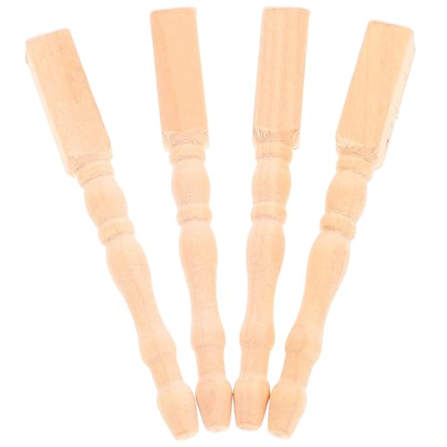 EXAOMBLE 4 Pcs Dollhouse Miniaturmöbel Beine 1:12 Mini -holz Tisch Beine Miniaturmöbel Füße Für Dollhouse Möbeldekoration Zubehör EXAOMBLE 4 Pcs Dollhouse Miniaturmöbel Beine 1:12 Mini -holz Tisch Beine Miniaturmöbel Füße Für Dollhouse Möbeldekoration Zubehör von EXAOMBLE