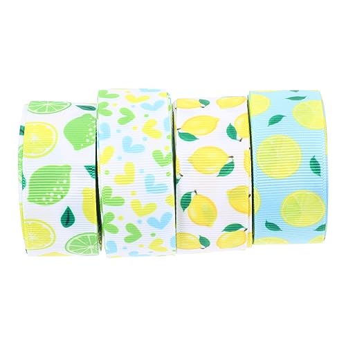 EXAOMBLE 4 Rollen Lemon Herzgewebtes Band Dekorative Diy Bänder für Bastelprojekte und Sommerpartys nicht Verblassend Elegantes Design Yards pro Rolle EXAOMBLE 4 Rollen Lemon Herzgewebtes Band Dekorative Diy Bänder für Bastelprojekte und Sommerpartys nicht Verblassend Elegantes Design Yards pro Rolle von EXAOMBLE
