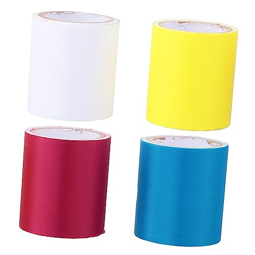 EXAOMBLE 4 Rollen Selbstklebende Reparaturflicken für Jeans Farben Gelb Weiß zum Flicken und Dekorieren von Kleidung Kissen und Pullovern Einfache Anwendung ohne Bügeln EXAOMBLE 4 Rollen Selbstklebende Reparaturflicken für Jeans Farben Gelb Weiß zum Flicken und Dekorieren von Kleidung Kissen und Pullovern Einfache Anwendung ohne Bügeln von EXAOMBLE
