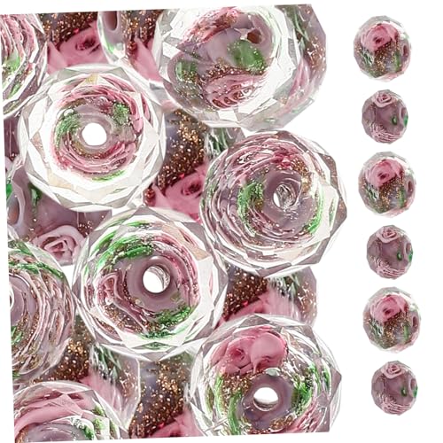 EXAOMBLE 40 Stück Teiliges Bunte Glasperlen mit Blumenmuster und DIY Spacer Beads für Schmuckherstellung Armbänder Halsketten Handgefertigte Anhänger Vielseitig für Bastelprojekte EXAOMBLE 40 Stück Teiliges Bunte Glasperlen mit Blumenmuster und DIY Spacer Beads für Schmuckherstellung Armbänder Halsketten Handgefertigte Anhänger Vielseitig für Bastelprojekte von EXAOMBLE