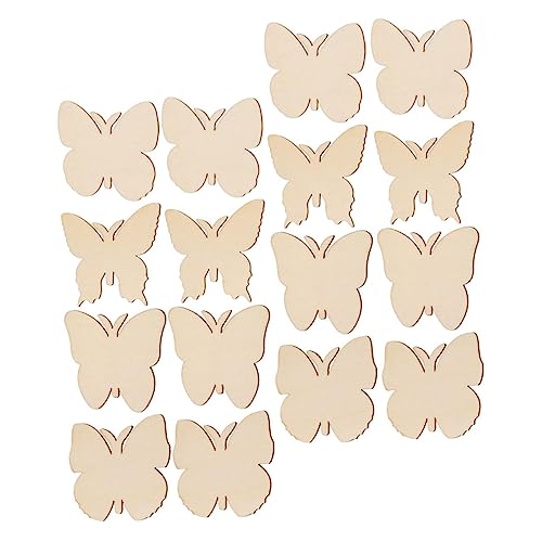EXAOMBLE 40 Stück Unfertige Holzstücke Schmetterlinge Diy Holzscheiben für Leere Holzspäne zum Malen Basteln und Dekorieren für Kreative Projekte EXAOMBLE 40 Stück Unfertige Holzstücke Schmetterlinge Diy Holzscheiben für Leere Holzspäne zum Malen Basteln und Dekorieren für Kreative Projekte von EXAOMBLE