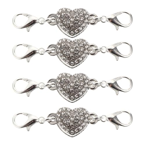 EXAOMBLE 4Stücke Herzförmige Schmuckverlängerer Armband und Kettenverbinder DIY Dekorkette für Halsketten und Armbänder Langlebig Rostfrei und Einfach zu Reinigen EXAOMBLE 4Stücke Herzförmige Schmuckverlängerer Armband und Kettenverbinder DIY Dekorkette für Halsketten und Armbänder Langlebig Rostfrei und Einfach zu Reinigen von EXAOMBLE