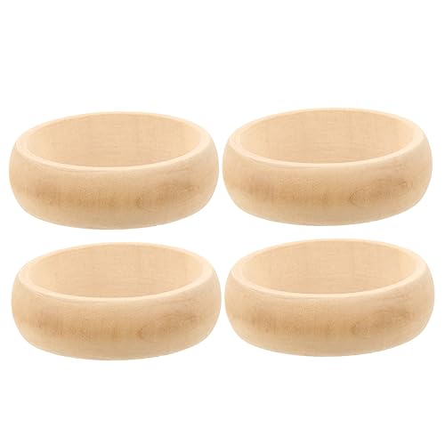 EXAOMBLE 4Stücke Unvollendete Holzringe Glatte Holzarmbänder für DIY Handwerk zum Basteln und Gestalten von Schmuck für Erwachsene Natürliche Holzmaterialien EXAOMBLE 4Stücke Unvollendete Holzringe Glatte Holzarmbänder für DIY Handwerk zum Basteln und Gestalten von Schmuck für Erwachsene Natürliche Holzmaterialien von EXAOMBLE