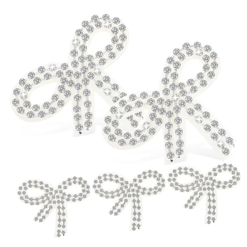 EXAOMBLE 5 Stück Strass Schleifen Applikationen Funkelnde Bow Knot Patches für Kleidung Hüte und Accessoires Langlebig für Reparaturen und Diy Projekte EXAOMBLE 5 Stück Strass Schleifen Applikationen Funkelnde Bow Knot Patches für Kleidung Hüte und Accessoires Langlebig für Reparaturen und Diy Projekte von EXAOMBLE