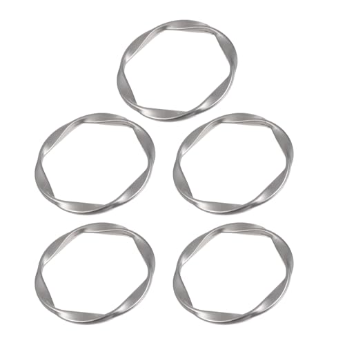 EXAOMBLE 5 Stück Teiliges Seiden Schalringe mit Dekorativem Design für Hochzeiten Partys und Alltagsmode Chic Buckles für Schals und Kleidung von EXAOMBLE