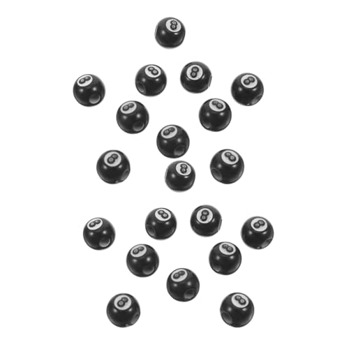 EXAOMBLE 50 Stück Billard Lose Perlen Armbandabstandshalter Armbänder Perlen Runde Lose Perlen Bastelperlen Mit Löchern Runde Lose Abstandsperlen Perlen-anhänger Acryl Schwarz EXAOMBLE 50 Stück Billard Lose Perlen Armbandabstandshalter Armbänder Perlen Runde Lose Perlen Bastelperlen Mit Löchern Runde Lose Abstandsperlen Perlen-anhänger Acryl Schwarz von EXAOMBLE
