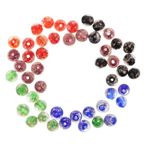 EXAOMBLE 50 Stück Leuchtende Glasperlen Kleine Glasperlen Halskette Armband Zwischenperlen Abstandsperlen zum Basteln Schmuck Abstandsperlen Perlen für Halskette Perlen für Schmuck EXAOMBLE 50 Stück Leuchtende Glasperlen Kleine Glasperlen Halskette Armband Zwischenperlen Abstandsperlen zum Basteln Schmuck Abstandsperlen Perlen für Halskette Perlen für Schmuck von EXAOMBLE