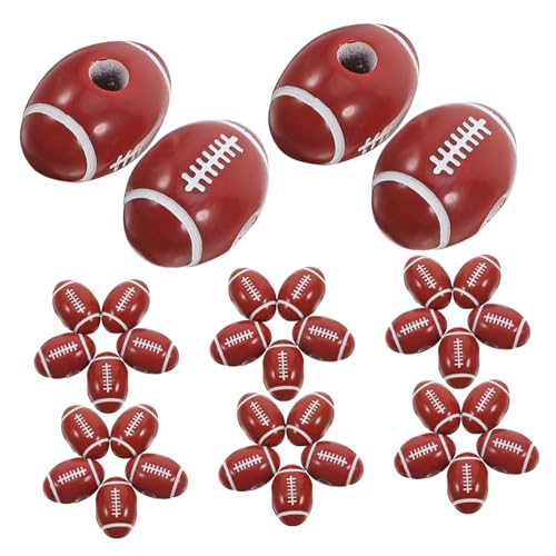 EXAOMBLE 50 Stück Rugby Perlen Rugby Fußballteam Perlen Fußball Perlen Ball Perlen Sport Perlen Fußball Perlen Sport Armband Herstellungsset Sport Perlen Charm Acryl EXAOMBLE 50 Stück Rugby Perlen Rugby Fußballteam Perlen Fußball Perlen Ball Perlen Sport Perlen Fußball Perlen Sport Armband Herstellungsset Sport Perlen Charm Acryl von EXAOMBLE