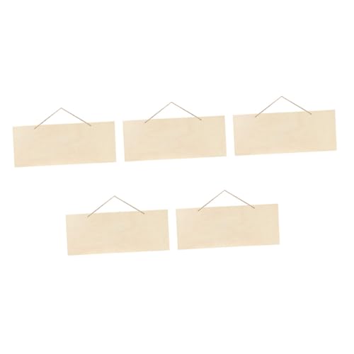 EXAOMBLE 5Stücke Hängendes Holzschild Unfertige Holzplaketten für DIY Malerei Glatt Geschliffen Natürliche Holzoberfläche Projekte Bastelbedarf EXAOMBLE 5Stücke Hängendes Holzschild Unfertige Holzplaketten für DIY Malerei Glatt Geschliffen Natürliche Holzoberfläche Projekte Bastelbedarf von EXAOMBLE
