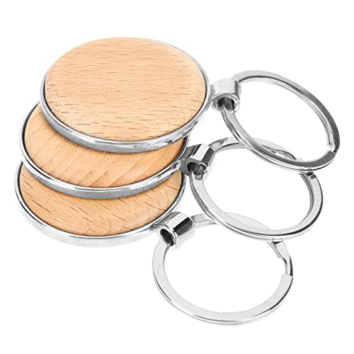 EXAOMBLE 5Stücke Holzschlüsselanhänger Blanko Personalisierbar für DIY Projekte Dekorative Schlüsselringe Naturholz zum Bemalen und Basteln Geschenkidee EXAOMBLE 5Stücke Holzschlüsselanhänger Blanko Personalisierbar für DIY Projekte Dekorative Schlüsselringe Naturholz zum Bemalen und Basteln Geschenkidee von EXAOMBLE