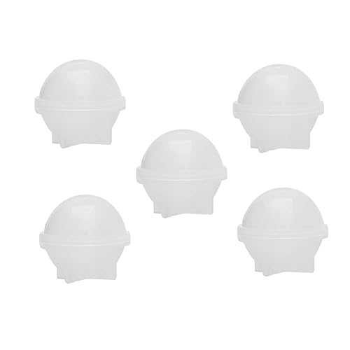 EXAOMBLE 5Stücke Silikonformen für Epoxidharz Kugeln DIY Gießformen Flexible und Langlebige Bonbonformen für Schmuck Dekoration Kuchen und Mehr für Projekte von EXAOMBLE