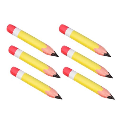 EXAOMBLE 6 Stück Aufblasbare Bleistiftballons für Schulanfang PVC Dekoration für Klassenzimmer Geburtstagsfeiern und Partys Leuchtendes Design Leicht und Wiederverwendbar EXAOMBLE 6 Stück Aufblasbare Bleistiftballons für Schulanfang PVC Dekoration für Klassenzimmer Geburtstagsfeiern und Partys Leuchtendes Design Leicht und Wiederverwendbar von EXAOMBLE
