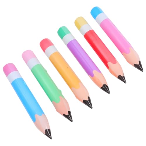 EXAOMBLE 6 Stück Teiliges Große Aufblasbare Bleistiftballons Farbenfrohe Dekoration für Unterricht und Back To School Feiern Langlebige PVC Materialien Einfache Handhabung Vielseitig EXAOMBLE 6 Stück Teiliges Große Aufblasbare Bleistiftballons Farbenfrohe Dekoration für Unterricht und Back To School Feiern Langlebige PVC Materialien Einfache Handhabung Vielseitig von EXAOMBLE