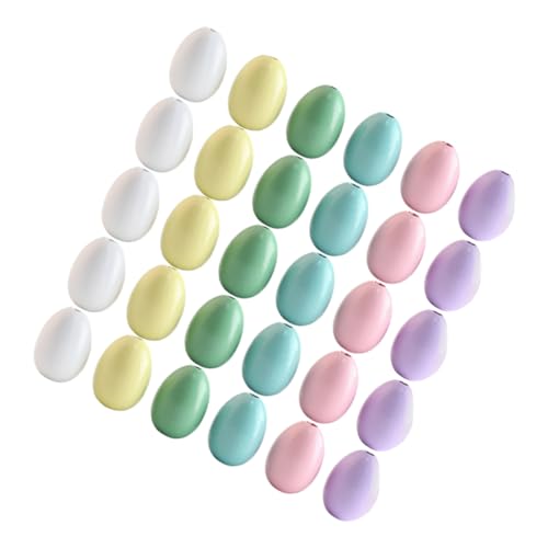 EXAOMBLE 60 Stück Eierförmige Holzperlen für DIY Bastelarbeiten Bead Girlanden und Schmuckherstellung Mehrfarbige Holzperlen für Kreative Projekte und Dekoration EXAOMBLE 60 Stück Eierförmige Holzperlen für DIY Bastelarbeiten Bead Girlanden und Schmuckherstellung Mehrfarbige Holzperlen für Kreative Projekte und Dekoration von EXAOMBLE