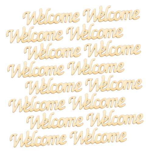 EXAOMBLE 60 Stück Unlackierte Holz Welcome Wörter für DIY Projekte Bemalbare Holzstücke Kreative Verzierungen für Partys und Heimdekoration für Bastelarbeiten und Geschenkanhänger EXAOMBLE 60 Stück Unlackierte Holz Welcome Wörter für DIY Projekte Bemalbare Holzstücke Kreative Verzierungen für Partys und Heimdekoration für Bastelarbeiten und Geschenkanhänger von EXAOMBLE