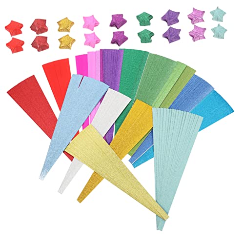 EXAOMBLE 720Blätter Glitzer Origami Papier Bastelpapier für Farben für DIY Kunstprojekte Falten von Sternen und Mehr Handwerksunterricht EXAOMBLE 720Blätter Glitzer Origami Papier Bastelpapier für Farben für DIY Kunstprojekte Falten von Sternen und Mehr Handwerksunterricht von EXAOMBLE