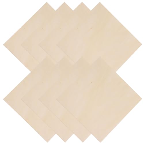 EXAOMBLE 8 Stück Teiliges Blanker Holzscheiben für DIY Kunstprojekte Robuste Glatte Holzplatten zum Graffiti Basteln und Kreativen Handarbeiten für Innenraumdekoration und Gemeinsame EXAOMBLE 8 Stück Teiliges Blanker Holzscheiben für DIY Kunstprojekte Robuste Glatte Holzplatten zum Graffiti Basteln und Kreativen Handarbeiten für Innenraumdekoration und Gemeinsame von EXAOMBLE