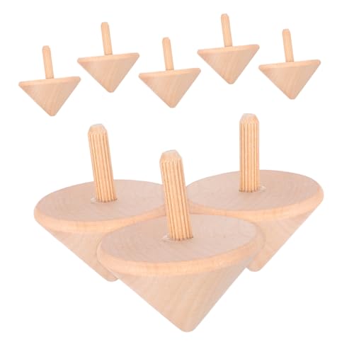 EXAOMBLE 8 Stück Teiliges Holz Gyroskope für Unbemalt Holzspielzeug Hand Augen Koordination für Junge Bastler EXAOMBLE 8 Stück Teiliges Holz Gyroskope für Unbemalt Holzspielzeug Hand Augen Koordination für Junge Bastler von EXAOMBLE