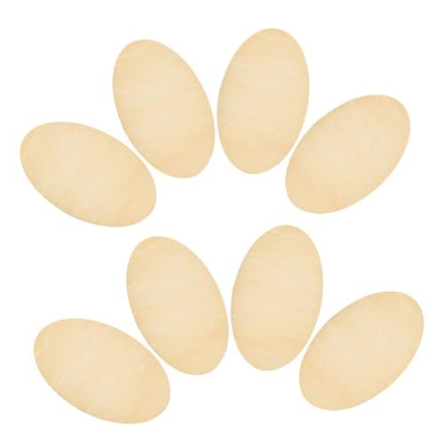 EXAOMBLE 8 Stück ovale Holzspäne Holzformen Holzscheiben unlackierte Holzplatte Holzschmuck zum Bemalen Schild aus Holz unvollendetes Holzhandwerk Buchsbaum Beige EXAOMBLE 8 Stück ovale Holzspäne Holzformen Holzscheiben unlackierte Holzplatte Holzschmuck zum Bemalen Schild aus Holz unvollendetes Holzhandwerk Buchsbaum Beige von EXAOMBLE