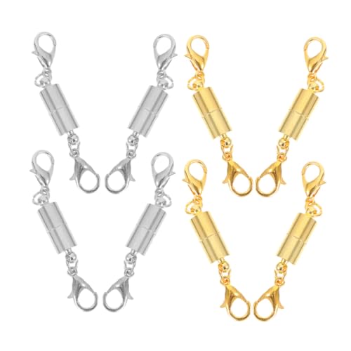 EXAOMBLE 8Stücke Magnetische Karabinerverschlüsse Schmuckverlängerungen für Armbänder und Langlebige und Dekorative Magnetverschlüsse für DIY Schmuckherstellung EXAOMBLE 8Stücke Magnetische Karabinerverschlüsse Schmuckverlängerungen für Armbänder und Langlebige und Dekorative Magnetverschlüsse für DIY Schmuckherstellung von EXAOMBLE