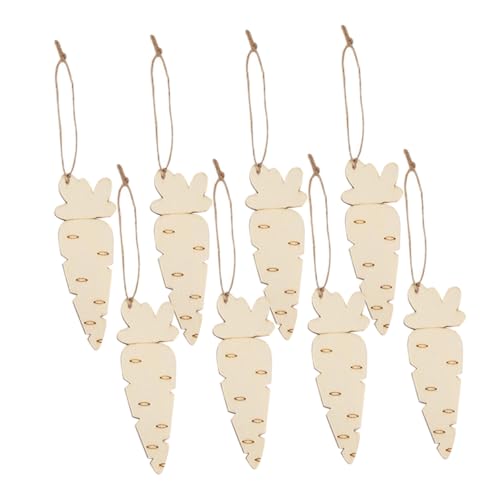 EXAOMBLE 8pcs Unfertigte Leere Hölzerne Ausschnitte Kaninchen Eier Handwerk Für Kinder Kinder Malerei DIY Osterdekoration Ornament Vorräte von EXAOMBLE