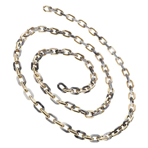 EXAOMBLE Acryl Schmuckkette für DIY Projekte Abnehmbare Schultertaschenkette Gold und Marmor Vielseitig für Schmuck und Bastelarbeiten als Dekorativer Ersatz für Taschenketten EXAOMBLE Acryl Schmuckkette für DIY Projekte Abnehmbare Schultertaschenkette Gold und Marmor Vielseitig für Schmuck und Bastelarbeiten als Dekorativer Ersatz für Taschenketten von EXAOMBLE