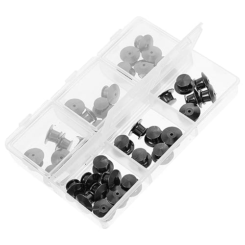 EXAOMBLE Alloy Emaille Broschenverschluss Runde Stiftrücken Sicherer Halt für Anstecknadeln für DIY Handwerk Kleidung Hüte und Abzeichen Glatt und Hautfreundlich EXAOMBLE Alloy Emaille Broschenverschluss Runde Stiftrücken Sicherer Halt für Anstecknadeln für DIY Handwerk Kleidung Hüte und Abzeichen Glatt und Hautfreundlich von EXAOMBLE