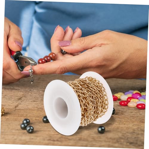 EXAOMBLE Aluminium Curb Kette DIY Schmuckkette für Halsketten und Armbänder Glatte Textur Angenehm zu Tragen Modisches Zubehör für Handgefertigten Schmuck EXAOMBLE Aluminium Curb Kette DIY Schmuckkette für Halsketten und Armbänder Glatte Textur Angenehm zu Tragen Modisches Zubehör für Handgefertigten Schmuck von EXAOMBLE