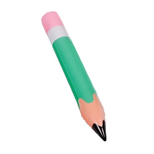 EXAOMBLE Aufblasbarer Bleistift Dekoration Für Schule Und Kindergarten Großer Bleistift Foto Requisite Riesiger Bleistift Lustige Große Bleistifte Aufblasbare Buntstifte von EXAOMBLE