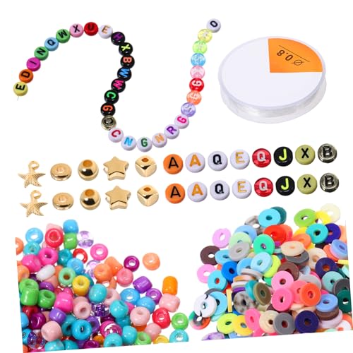 EXAOMBLE Buchstabenperlen mit Flachen Perlen für Armbänder Schmuckherstellung und DIY Projekte Vielfältige Kombinationsmöglichkeiten für Bastelideen EXAOMBLE Buchstabenperlen mit Flachen Perlen für Armbänder Schmuckherstellung und DIY Projekte Vielfältige Kombinationsmöglichkeiten für Bastelideen von EXAOMBLE