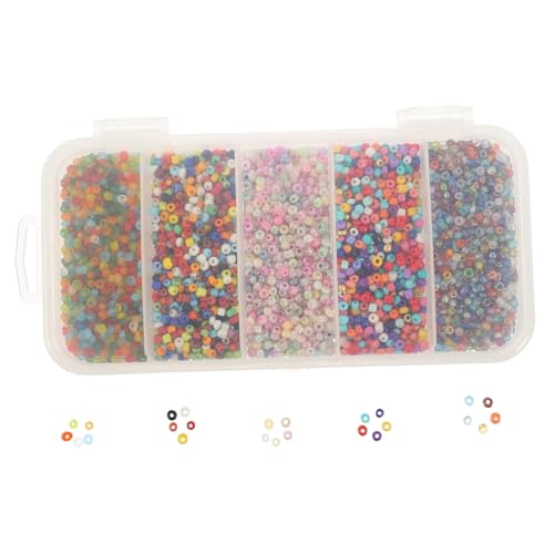 EXAOMBLE DIY Glasperlen Glasperlen für Schmuckherstellung Fächer Box Zubehör für Armbänder und Halsketten Einfache Anwendung für Projekte EXAOMBLE DIY Glasperlen Glasperlen für Schmuckherstellung Fächer Box Zubehör für Armbänder und Halsketten Einfache Anwendung für Projekte von EXAOMBLE