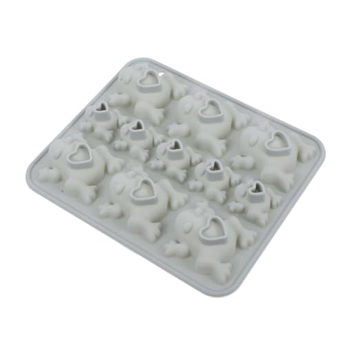 EXAOMBLE Frog Silicone Fondant Mold für Kuchen Süßigkeiten und Seifenherstellung Verschiedenen Langlebigem Lebensmittelechtem Silikon für Diy Baking Projekte von EXAOMBLE