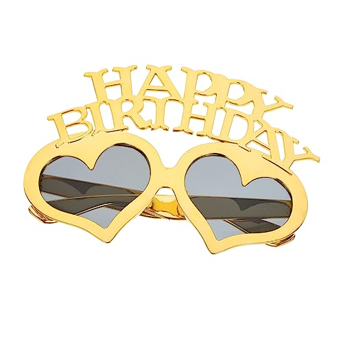 EXAOMBLE Geburtstagsbrille Happy Birthday Dekorationen Sonnenbrille Herz Sonnenbrille Brille Ausgefallene Kinderparty Herzförmige Sonnenbrille Kindergeburtstag Sonnenbrille Trendy LED PC EXAOMBLE Geburtstagsbrille Happy Birthday Dekorationen Sonnenbrille Herz Sonnenbrille Brille Ausgefallene Kinderparty Herzförmige Sonnenbrille Kindergeburtstag Sonnenbrille Trendy LED PC von EXAOMBLE