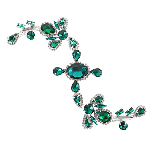 EXAOMBLE Glitzer Dekoration für Schuhe und Handtaschen Strass Applikation für Kleidung DIY Schmuckzubehör Eleganter Patch für Mädchen Wasserfeste und Langlebige Ornamente von EXAOMBLE