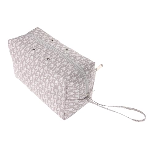EXAOMBLE Häkeltasche Organizer für Strickwerkzeuge Robuste Aufbewahrungstasche für Wolle mit Hoher Belastbarkeit und Perfektem Schutz für Ihre Strickprojekte von EXAOMBLE