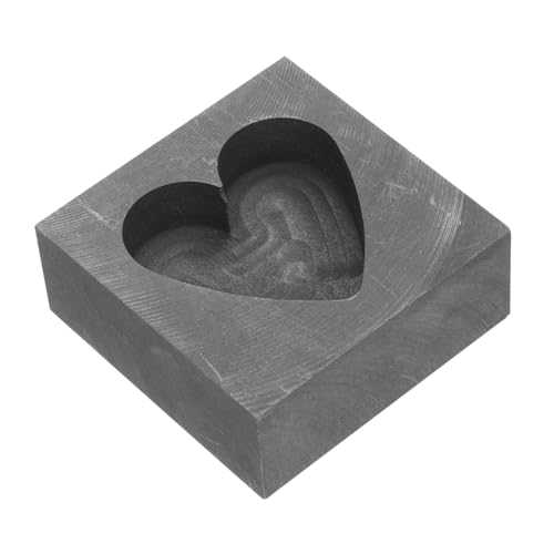 EXAOMBLE Herzförmige Form Herzform Graphit Gussformenguss Barfenformen Gussbarren Silberbarren schmuck werkzeug Nichteisenmetallform Gussformen aus Graphit Herz Graphitgussform Schwarz EXAOMBLE Herzförmige Form Herzform Graphit Gussformenguss Barfenformen Gussbarren Silberbarren schmuck werkzeug Nichteisenmetallform Gussformen aus Graphit Herz Graphitgussform Schwarz von EXAOMBLE