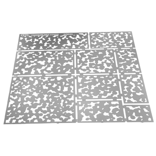 EXAOMBLE Hollow Out Painting Stencil Wiederverwendbare Camouflage Sprühschablone für DIY Projekte und Heimdekoration Langlebig und Einfach zu Reinigen Geeignet für Mehr von EXAOMBLE