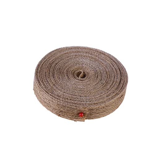 EXAOMBLE Jute Sackleinen Band Strapazierfähiges Gurtgarn für DIY Bastelprojekte Hochzeitsdekoration Geschenkbänder und Gartenarbeit Natürliches EXAOMBLE Jute Sackleinen Band Strapazierfähiges Gurtgarn für DIY Bastelprojekte Hochzeitsdekoration Geschenkbänder und Gartenarbeit Natürliches von EXAOMBLE