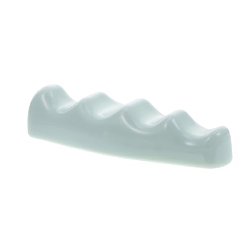 EXAOMBLE Kalligrafie Pinselhalter Resin Imitation Jade Design Stabiler Brush Rack für Zuhause und Büro für Kalligrafie und Anfänger von EXAOMBLE