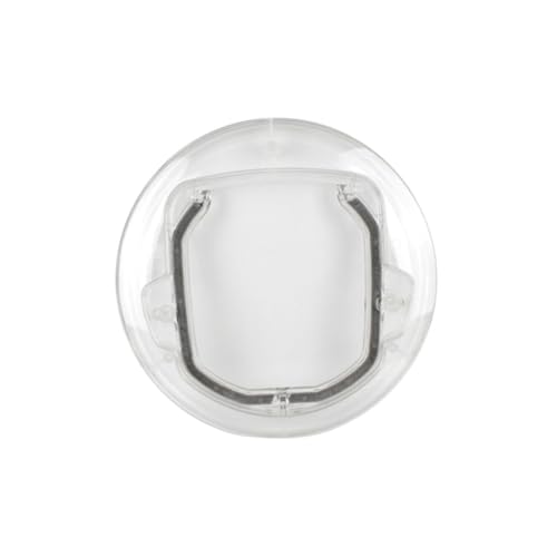 EXAOMBLE PC Katzenklappe Rund Glas Haustier Türloch aus PC Material mit Magnetverschluss für Einfachen Ausgang Stabile Konstruktion Geeignet für Innen und Außentüren Einfache Installation EXAOMBLE PC Katzenklappe Rund Glas Haustier Türloch aus PC Material mit Magnetverschluss für Einfachen Ausgang Stabile Konstruktion Geeignet für Innen und Außentüren Einfache Installation von EXAOMBLE
