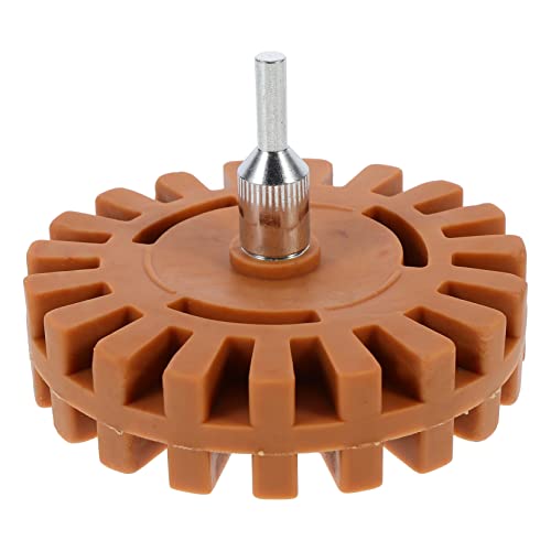 EXAOMBLE Radiergummi Rad Werkzeug Kit für Autoaufkleber Entfernung Radiergummi Rad mit Bohrer Adapter für Einfache Montage Effektiver Aufkleberentferner für Lackschonende von EXAOMBLE