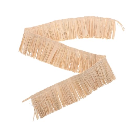 EXAOMBLE Raffia-gras: Strohrock Mit Fransenquasten – Handgefertigtes Natürliches Raffia-stroh Für Selbstgemachte Accessoires, Hawaiianische Party-dekorationen Und Kreative Bastelprojekte EXAOMBLE Raffia-gras: Strohrock Mit Fransenquasten – Handgefertigtes Natürliches Raffia-stroh Für Selbstgemachte Accessoires, Hawaiianische Party-dekorationen Und Kreative Bastelprojekte von EXAOMBLE