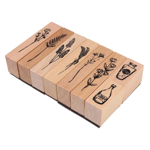 EXAOMBLE Retro Holzstempel Set für DIY Basteltagebuch Pflanzen und Blumenstempel Langlebigem Holz für Scrapbooking Karten und Kreative Projekte Vielseitig Einsetzbar EXAOMBLE Retro Holzstempel Set für DIY Basteltagebuch Pflanzen und Blumenstempel Langlebigem Holz für Scrapbooking Karten und Kreative Projekte Vielseitig Einsetzbar von EXAOMBLE