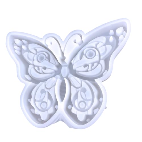 EXAOMBLE Schmetterlings Silikonform für Epoxidharz DIY Bastel Mold für Wanddekoration Wiederverwendbar Leicht zu Reinigen Details für Kreative Projekte von EXAOMBLE