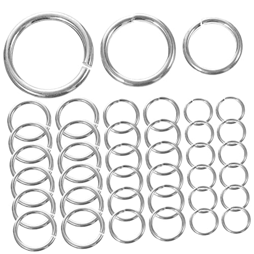 EXAOMBLE Silber Sprungringe DIY Schmuckzubehör für Armbänder und Langlebig und Tragbar für Schmuckherstellung und Bastelprojekte EXAOMBLE Silber Sprungringe DIY Schmuckzubehör für Armbänder und Langlebig und Tragbar für Schmuckherstellung und Bastelprojekte von EXAOMBLE